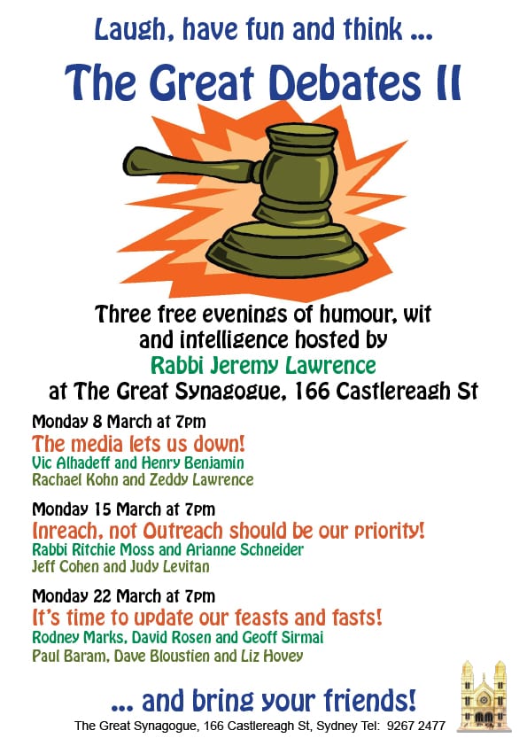 Debates II flyer