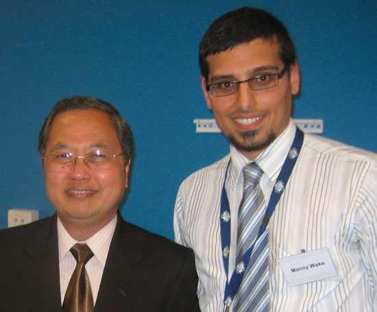 October 09 007 Ambassador Primo Alui Joelianto and CJF founder Manny Waks
