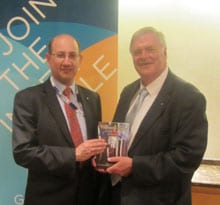 Jeremy Jones and Kim Beazley