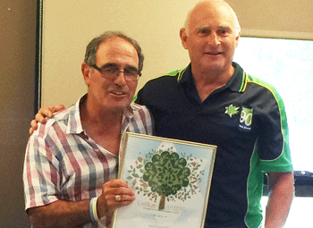 Harry Procel and Barry Smorgon