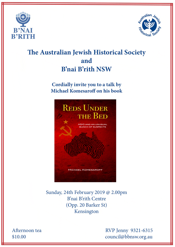Feb-24 Sydney: Reds Under the Bed