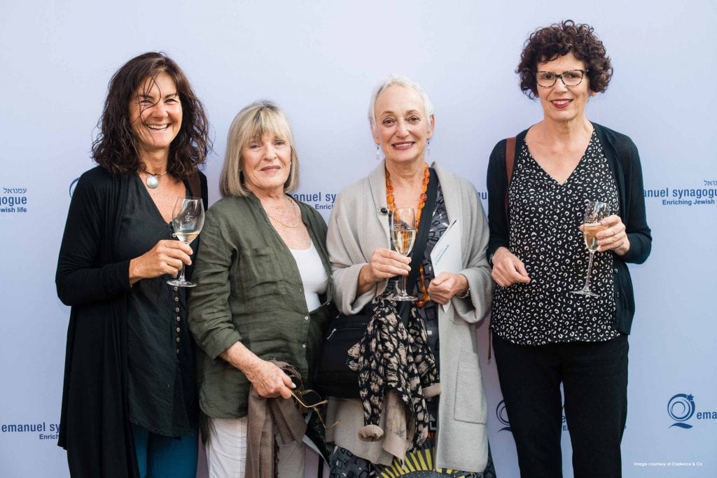 Crossroads Jo Silbert, Sylvia Sieff, Lynne Perl and Sue Doctor_DSC_3026 – low res