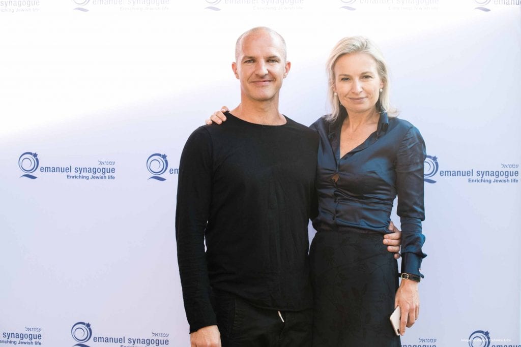 Crossroads – Sydney Art Quartet Director, James Beck and Emanuel Synagogue CEO, Suzanna Helia_DSC_2946 – low res