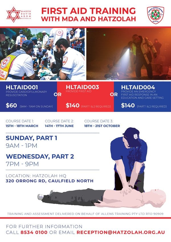 First Aid training – J-Wire