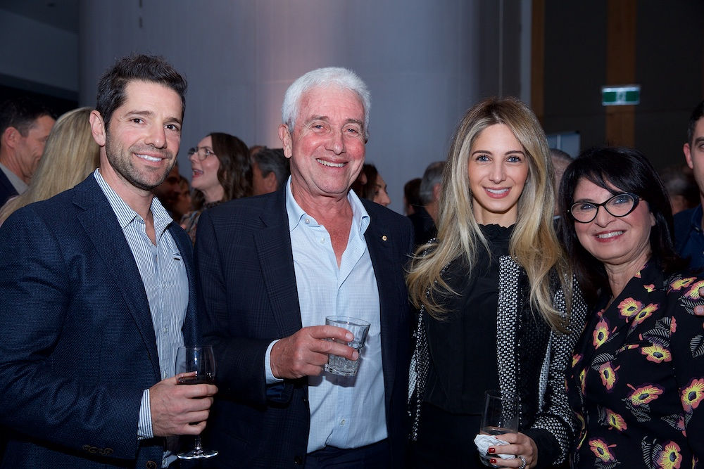 Ryan Eckowitz, Stanley Roth AM, Ilana Eckowitz, Charmaine Roth