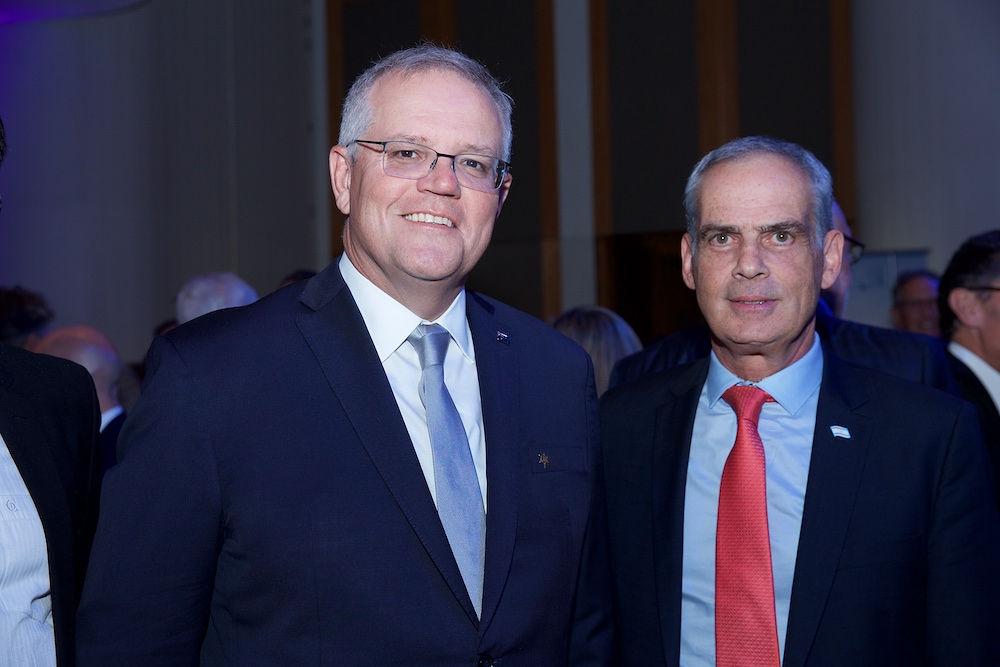 The Hon Scott Morrison MP, Ambassador Jonathan Peled