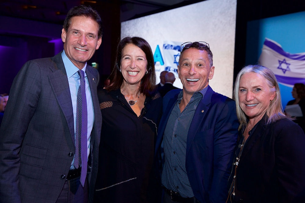 David Thurin AM, Karen Gutman, Danny and Lisa Goldberg