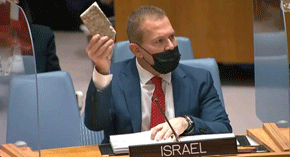 ‘The world says nothing’: Israeli envoy slams UN for silence on Arab rock terrorism