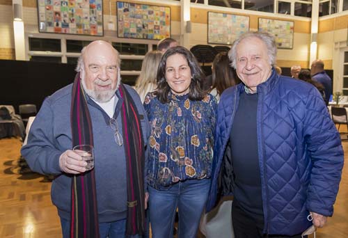 Len Mahemoff OAM, Tatiana Kulikovsky, Ernie Friedlander OAM