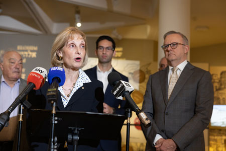 Jillian Segal and Prime Minister Anthony Albanese