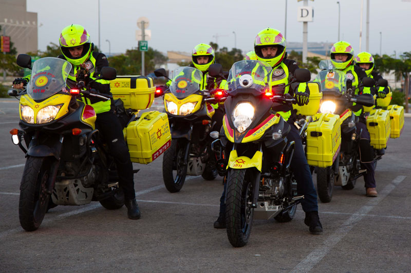 אופנועי מגן דוד אדום – צילום דוברות מדא.jp g