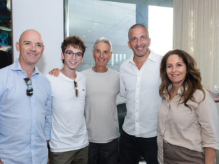 Darren, Jonah and Neill Miller, Nimrod Cohen, Keren Miller