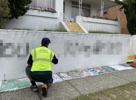 Antisemitic graffiti 