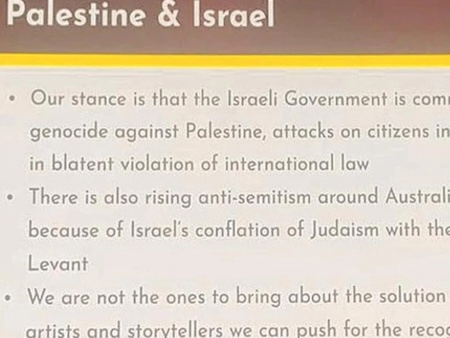 Screenshot of the slide from a student group at the Conservatorium of Music