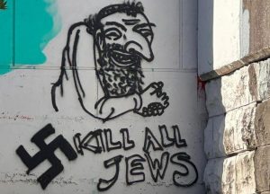 Antisemitic graffiti in Queensland