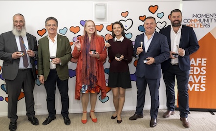 Rabbi Mendel Kastel OAM, Allan Vidor, Annabelle Daniel OAM, Minister Rose Jackson, Adrian Harrington, Ben Dircks