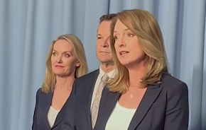 ‘Will not be bullied’: female MPs stare down neo-Nazis