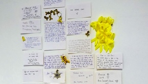 Hostage pins to be transformed into permanent memorial artwork