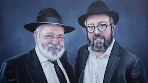 Portrait of love and loss unveiled at Chabad gathering in Bondi
