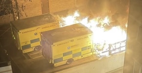 Four Hatzola ambulances torched in London