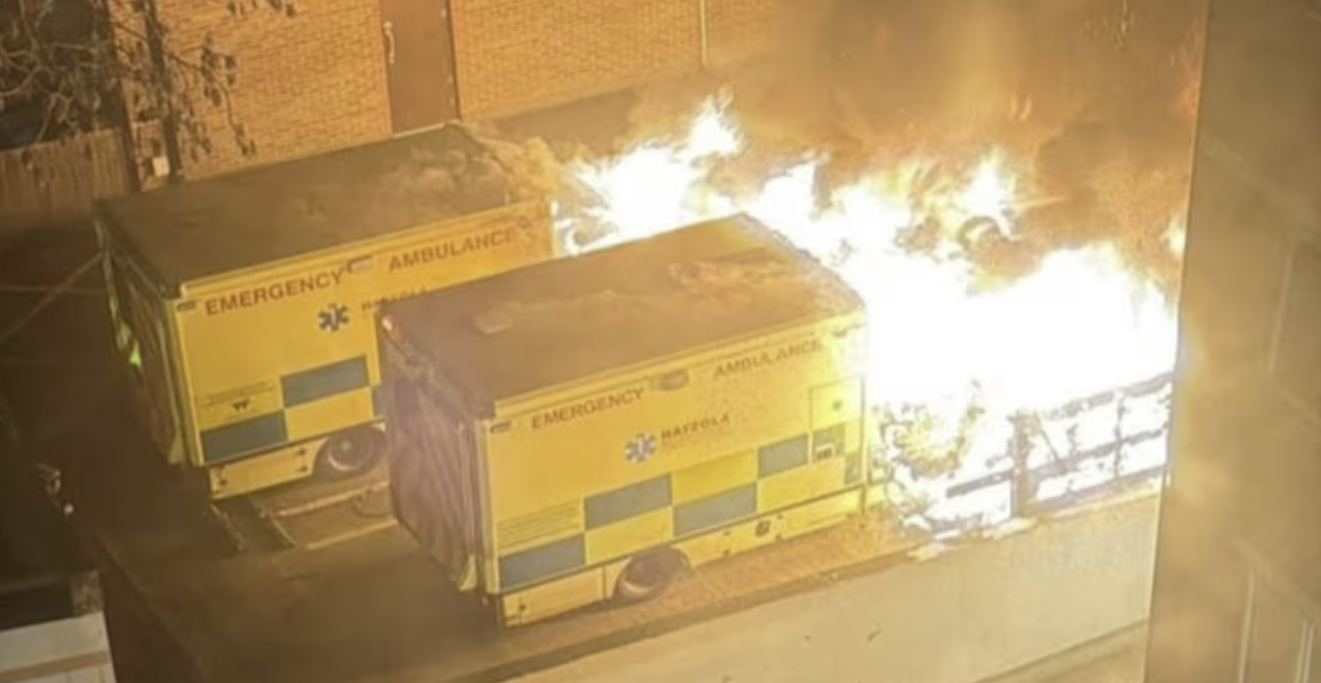 Four Hatzola ambulances torched in Golders Green