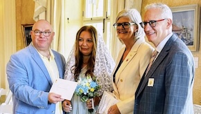 Matilda’s parents wed in quiet Sydney ceremony