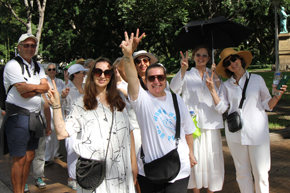 Women walk for peace in silent show of unity