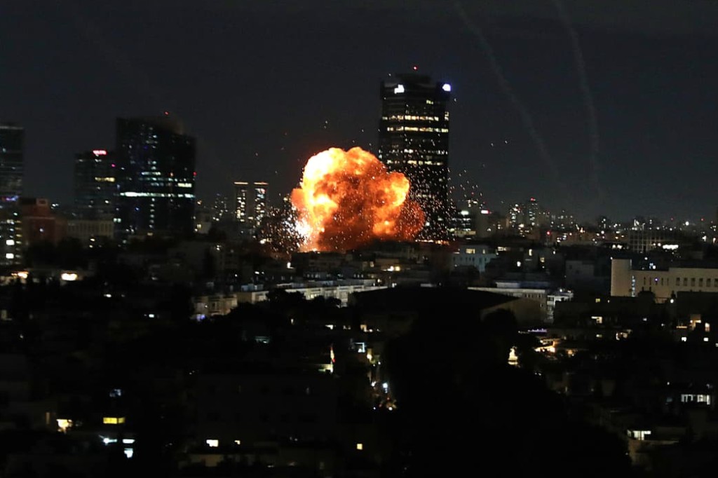 Tel Aviv missile strike