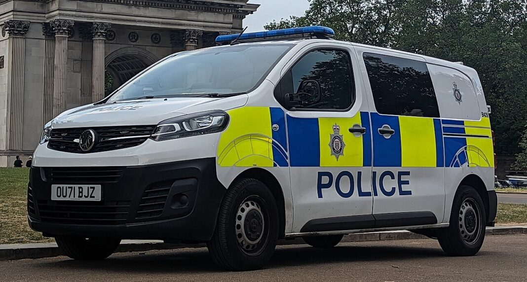 UK police van