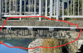 “Kill all Jews” daubing in NZ