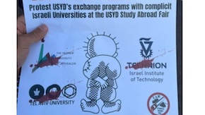 Sydney University investigates posters accused of promoting violence