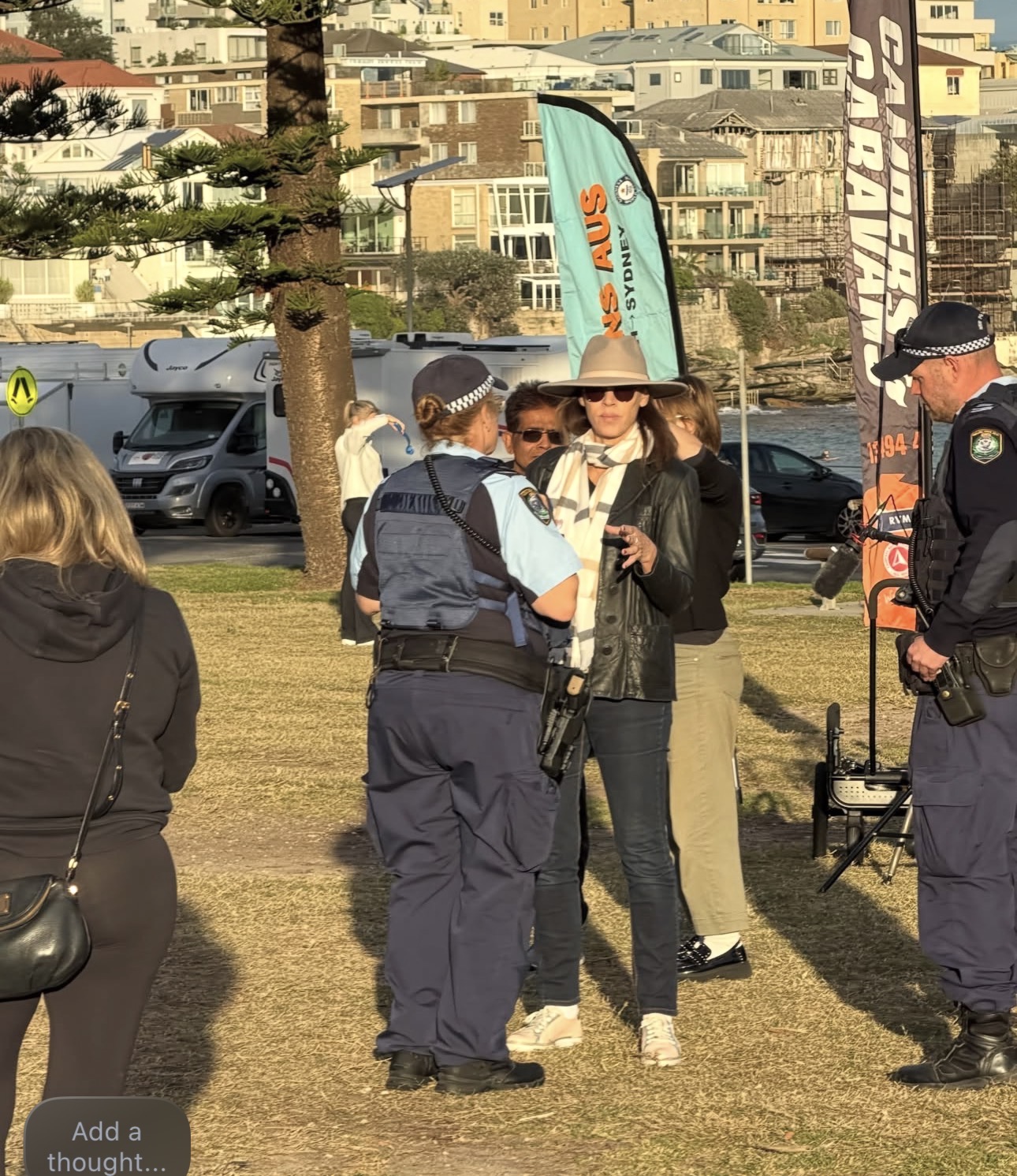 he woman who allegedly abused Ryvchin is interviewed by police