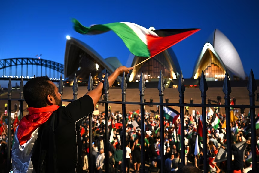 Sydney Opera House protest