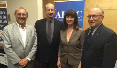 Robert Goot, Jeremy Jones, Dr Einat and Dr Colin Rubenstein