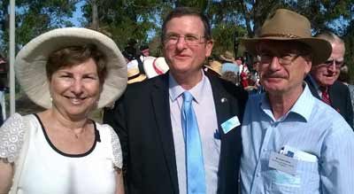 Gloria Allen, Ambassador Shmuel Ben-Shmuel and Peter Allen