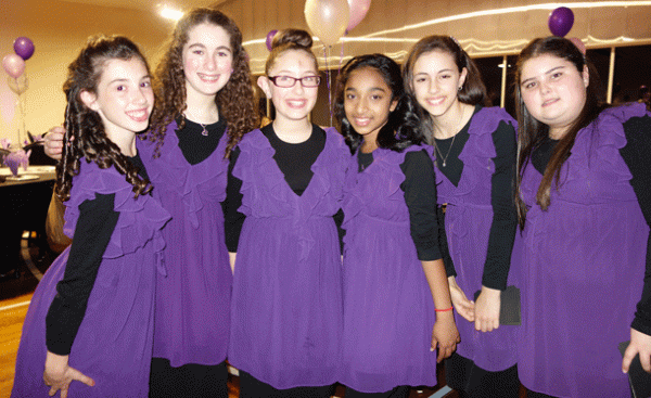 Shira Charif, Jessica Lobel, Chanie Gershowitz, Rivkah Morris, Shayneh Ray, Shannon Talbot