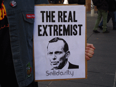Sydney rally poster