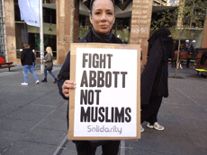 Sydney rally poster