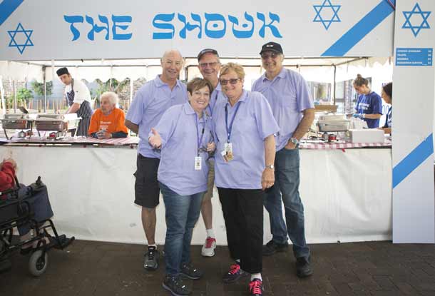 Sam Zweig, Sylvia Kohn, Michael Fischer, Alma Goldman and Howard Kaplan