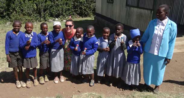 Genna Raadnan in Kenya