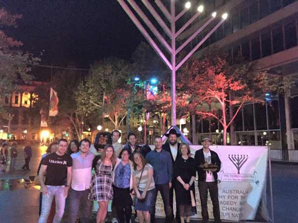 Menorah in Martin Place