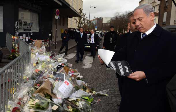 Prime Minister Benjamin Netanyahu at the kosher supermarket Pic:GPO