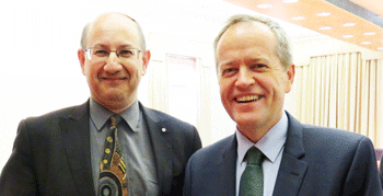 AIJAC's Jeremy Jones with Bill Shorten