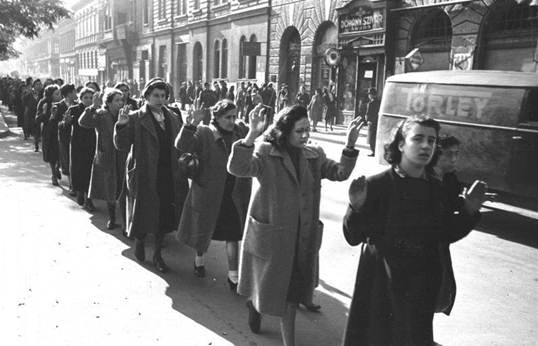 Jewish women in Budapest, October 1944