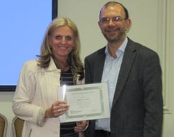 Keren Ludski and Rabbi Ralph Genende