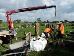 Repairing the cemetery