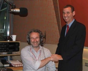 Mark Regev and Jon Faine Jon Faine and Mark Regev