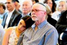 Jack Feiler and granddaughter