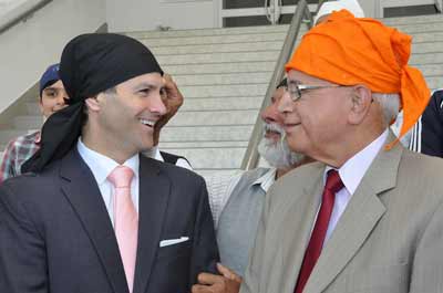 Minister Dominello with Dr Harinath at the launch