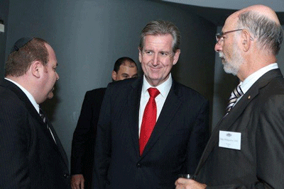 Yair Miller, Premier Barry O'Farrell and Peter Phillipsson